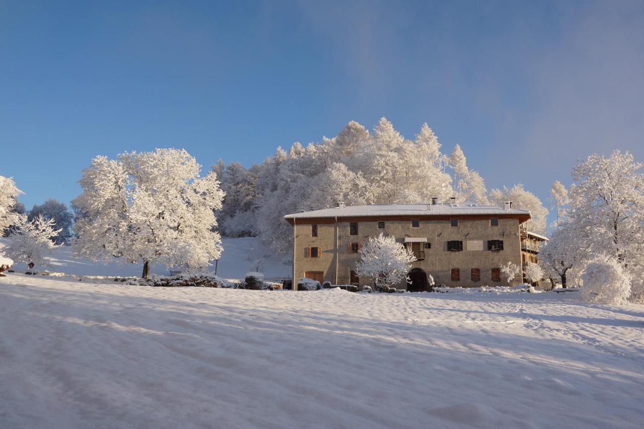 Camera De Le Rondole, Maso Postel - 500 Mt Strada Sterrata Pergine Valsugana Eksteriør bilde