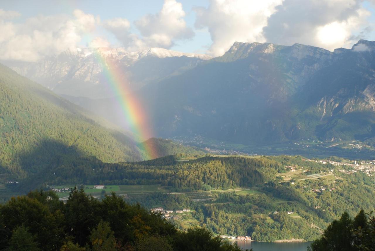 Camera De Le Rondole, Maso Postel - 500 Mt Strada Sterrata Pergine Valsugana Eksteriør bilde