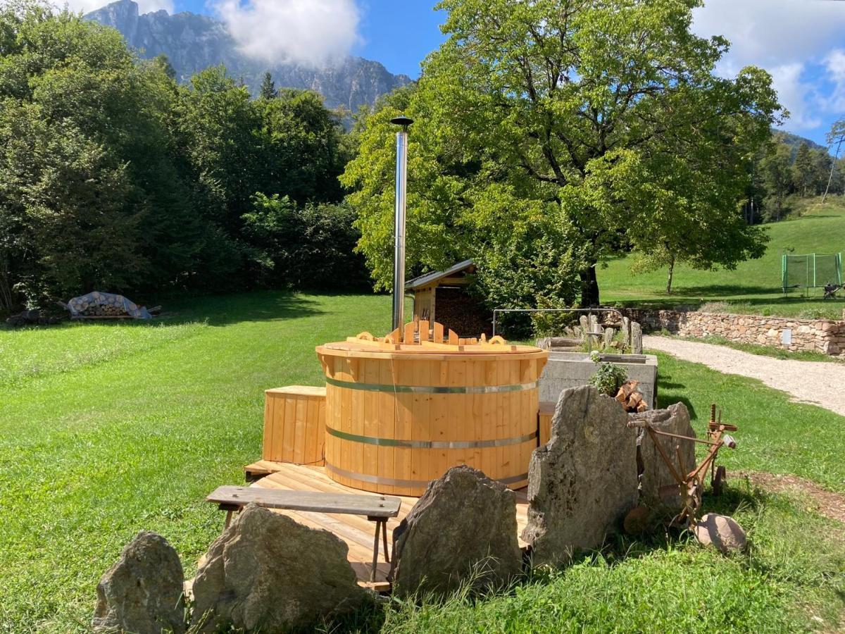 Camera De Le Rondole, Maso Postel - 500 Mt Strada Sterrata Pergine Valsugana Eksteriør bilde