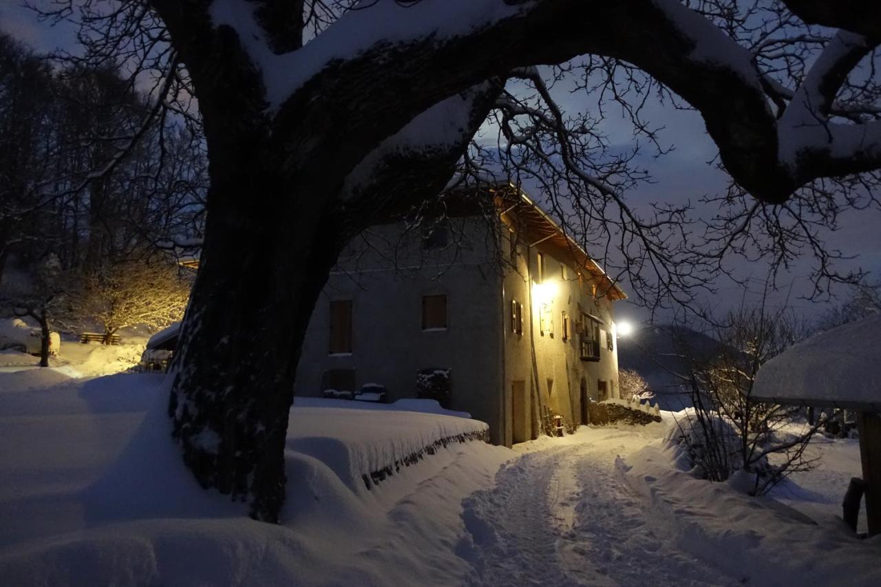 Camera De Le Rondole, Maso Postel - 500 Mt Strada Sterrata Pergine Valsugana Eksteriør bilde